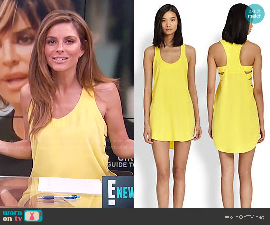 Mason by Michelle Mason Cutout-Side Racerback Dress worn by Maria Menounos on E! News