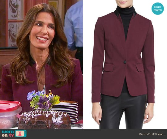 Rag & Bone Archer Blazer worn by Hope Williams (Kristian Alfonso) on Days of our Lives