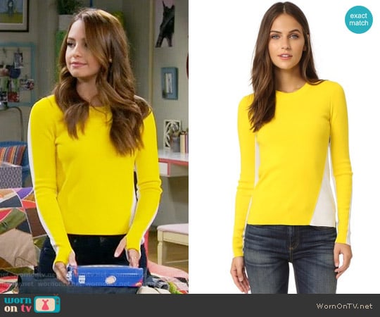 Rag & Bone Cecilee Sweater worn by Sofia Rodriguez (Aimee Carrero) on Young and Hungry