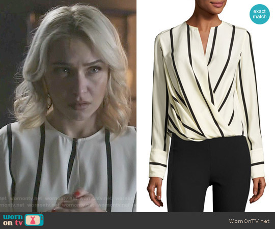 Rag & Bone Max Striped Blouse worn by Juliette Barnes (Hayden Panettiere) on Nashville