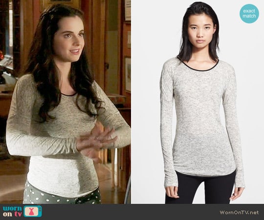 Rag & Bone Spine Tee worn by Bay Kennish (Vanessa Marano) on Switched at Birth