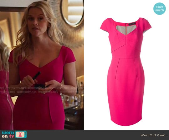 Roland Mouret Casson Dress worn by Madeline Martha Mackenzie (Reese Witherspoon) on Big Little Lies