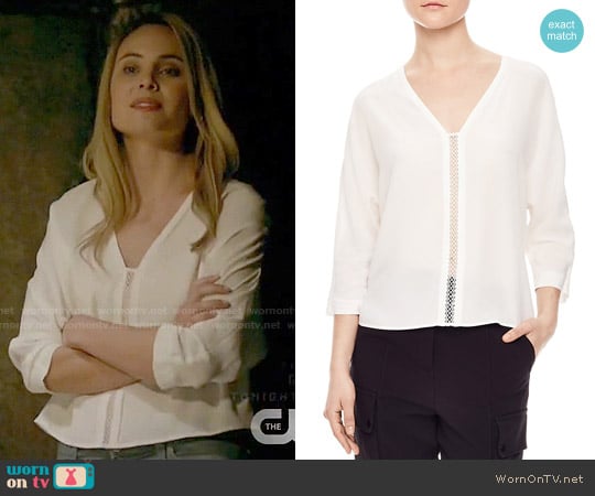 Sandro Anju Top worn by Camille O'Connell (Leah Pipes) on The Originals