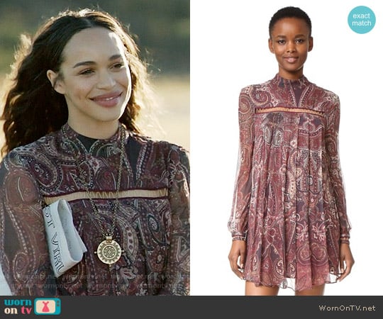 The Jetset Diaries Labyrinth Paisley Mini Dress worn by Erica Dundee (Cleopatra Coleman) on Last Man On Earth