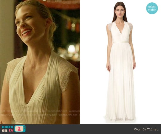 Catherine Deane Laverne Gown worn by Melissa Shart (January Jones) on Last Man On Earth