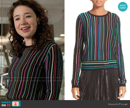 Diane von Furstenberg Arisha Sweater worn by Marissa Gold (Sarah Steele) on The Good Fight