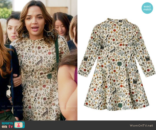 Samantha Pleet Passion Dress in Illuminated worn by Cassandra (Georgie Flores) on Famous in Love