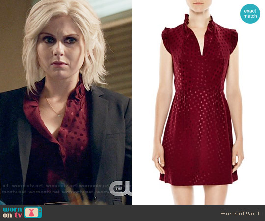 Sandro Jasmine Dot Print Dress worn by Liv Moore (Rose McIver) on iZombie