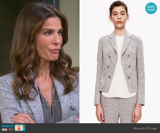 Theory Jontia Jacket worn by Hope Williams (Kristian Alfonso) on Days of our Lives