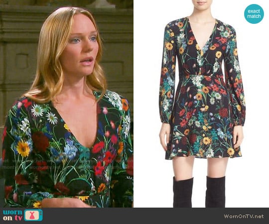 Alice + Olivia Cary Dress worn by Abigail Deveraux (Kate Mansi) on Days of our Lives