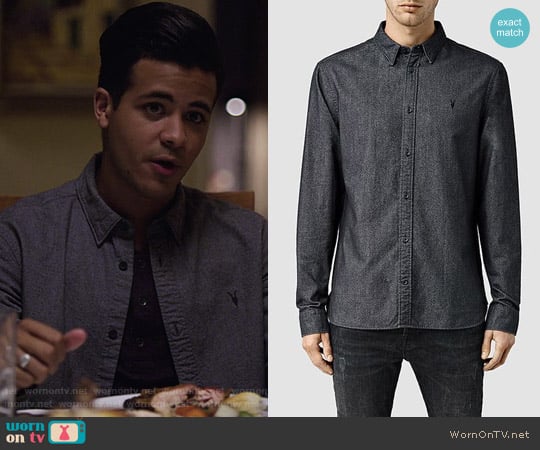 All Saints Foundry Shirt worn by Tony Padilla (Christian Navarro) on 13 Reasons Why