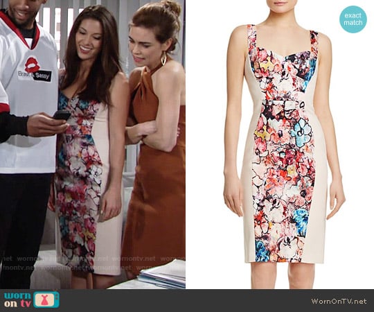 Black Halo Sadie Dress worn by Juliet Helton (Laur Allen) on The Young and the Restless