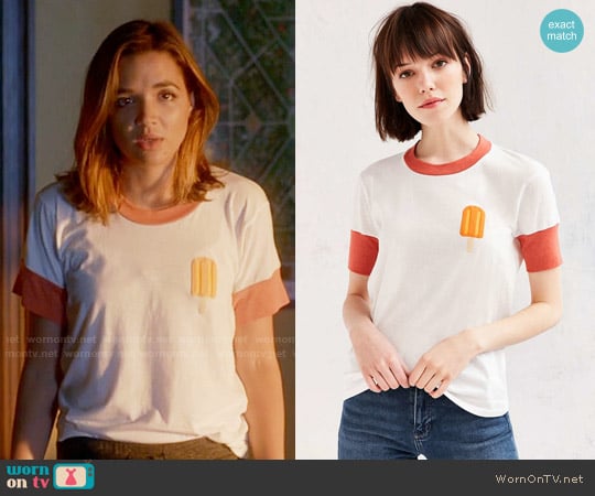 Camp Collection Popsicle Tee worn by Cassandra (Georgie Flores) on Famous in Love