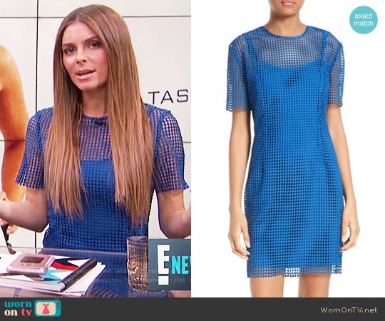 Diane von Furstenberg Chain Lace Dress worn by Maria Menounos on E! News