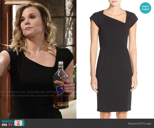 French Connection Nadine Sheath Dress worn by Phyllis Newman (Gina Tognoni) on The Young and the Restless