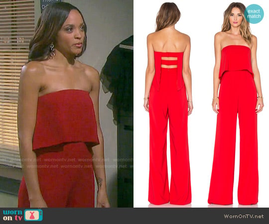 Jay Godfrey Moore Jumpsuit worn by Lani Price (Sal Stowers) on Days of our Lives