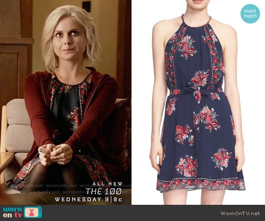 WornOnTV: Liv’s navy floral dress on iZombie | Rose McIver | Clothes ...