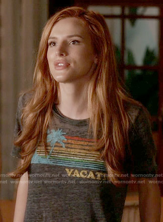 Paige's vacation tee on Famous in Love