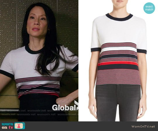 Rag & Bone Krista Top worn by Joan Watson (Lucy Liu) on Elementary