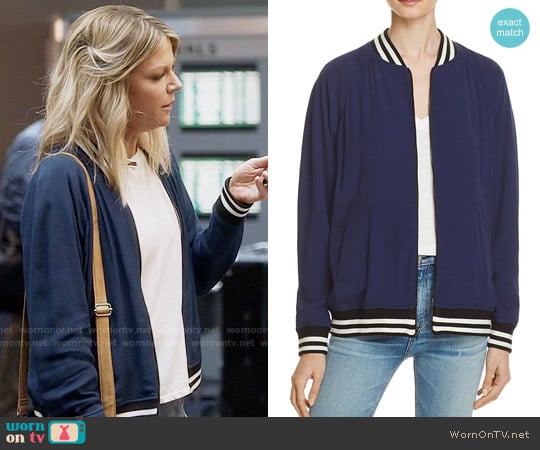 Rebecca Minkoff Infinity Bomber Jacket worn by Mackenzie Murphy (Kaitlin Olson) on The Mick