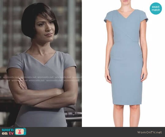 Roland Mouret Tournay Dress worn by Anika Calhoun (Grace Gealey) on Empire