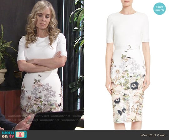 Ted Baker Layli Dress worn by Ashley Abbott (Eileen Davidson) on The Young and the Restless