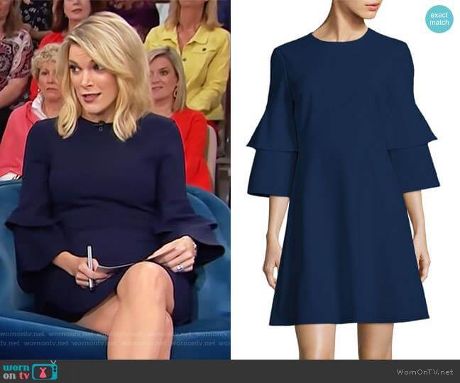 Crepe Bell Sleeve Dress by Tibi worn by Megyn Kelly  on Today