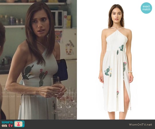 Wildfox Cactus Flower Back Tie Dress worn by Marnie Michaels (Allison Williams) on Girls