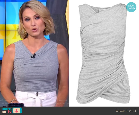 Sofia Top by Bailey 44 worn by Amy Robach on Good Morning America