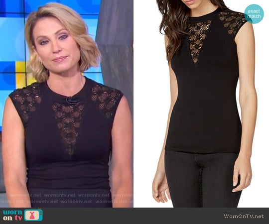 Yuca Top by Bailey 44 worn by Amy Robach on Good Morning America