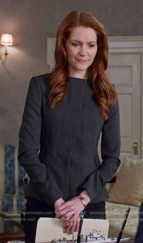 Abby’s grey jacket on Scandal