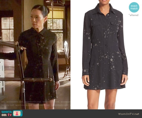 ALC Pedro Star Print Shirtdress worn by Joan Watson (Lucy Liu) on Elementary