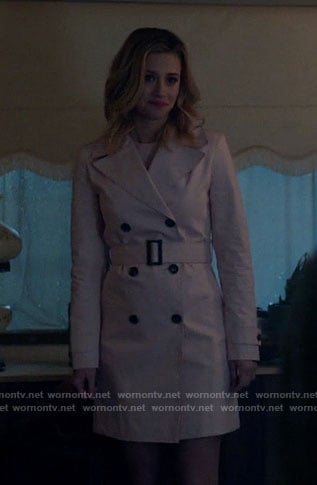 WornOnTV: Betty’s pink trench coat on Riverdale | Lili Reinhart ...