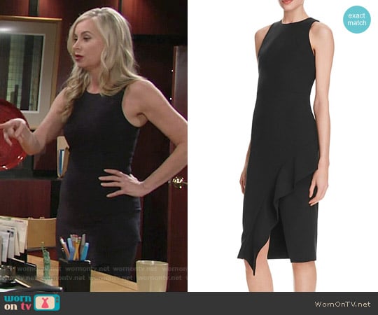 Cinq a Sept Piper Dress worn by Ashley Abbott (Eileen Davidson) on The Young and the Restless