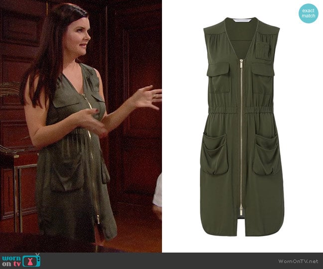 Diane von Furstenberg Adara Dress worn by Katie Logan (Heather Tom) on The Bold and the Beautiful