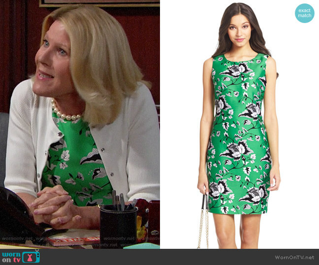 Diane von Furstenberg Sofia Dress worn by Pamela Douglas (Alley Mills) on The Bold and the Beautiful