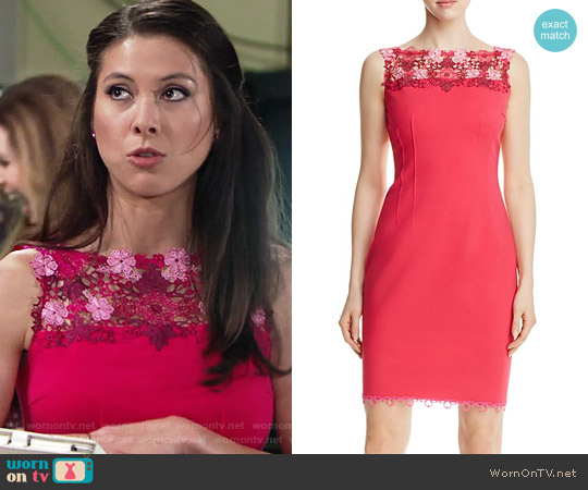 Elie Tahari Laurence Dress worn by Juliet Helton (Laur Allen) on The Young and the Restless