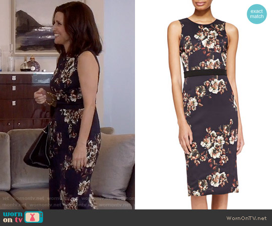 Jason Wu Floral Dress worn by Selina Meyer (Julia Louis-Dreyfus) on Veep