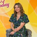 Jenna’s green floral print dress on Today