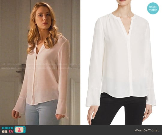 Joie Ceegan Blouse worn by Petra Solano (Yael Grobglas) on Jane the Virgin