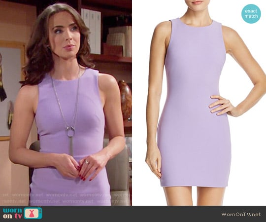 Likely Manhattan Dress in Wisteria worn by Ivy Forrester (Ashleigh Brewer) on The Bold and the Beautiful