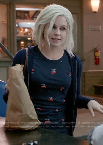 Liv’s cherry print t-shirt on iZombie