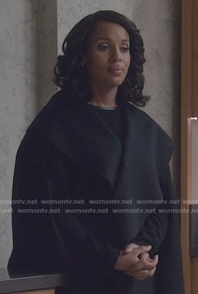 Olivia’s black cape on Scandal