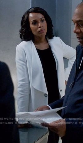 Olivia's white coat on Scandal