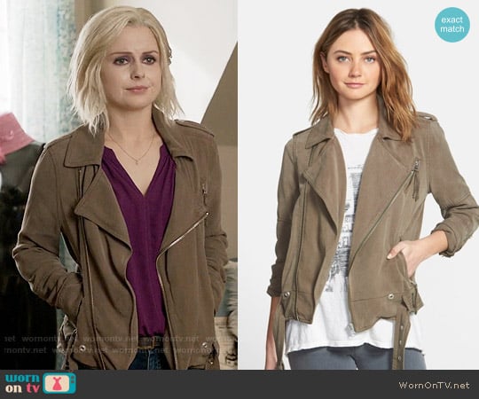 Pam & Gela Moto Military Jacket worn by Liv Moore (Rose McIver) on iZombie