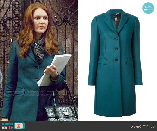 Paul Smith Single Breasted Coat worn by Abby Whelan (Darby Stanchfield) on Scandal