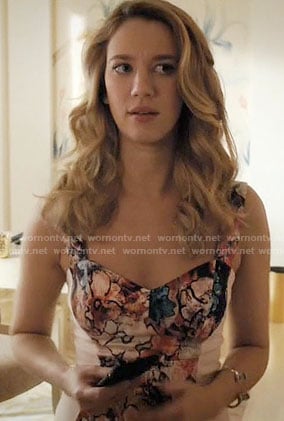 Petra’s floral front dress on Jane the Virgin