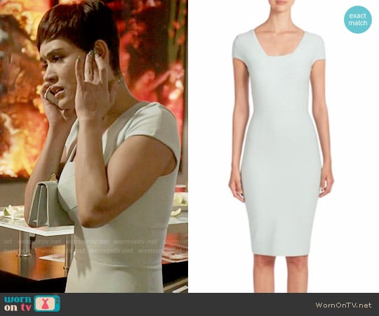 Roland Mouret Whistles Dress worn by Anika Calhoun (Grace Gealey) on Empire