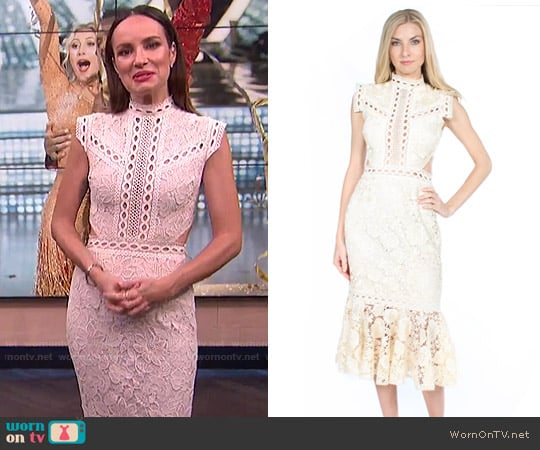 Tenby Camilla Dress worn by Catt Sadler on E! News