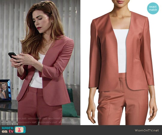 WornOnTV: Victoria’s pink suit on The Young and the Restless | Amelia ...